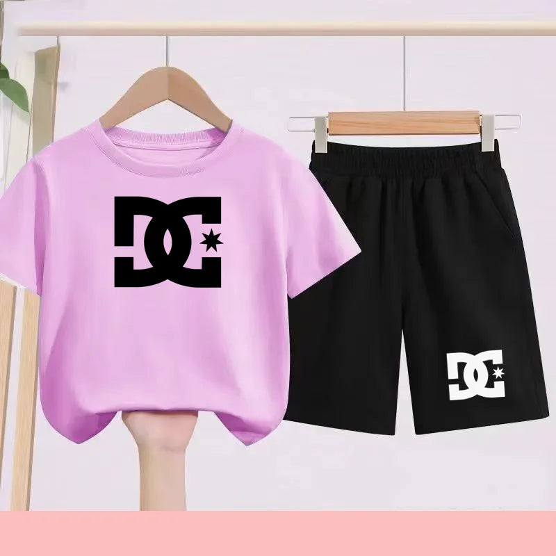 Ensemble enfant imprimé haut et short – CLEVI Paris