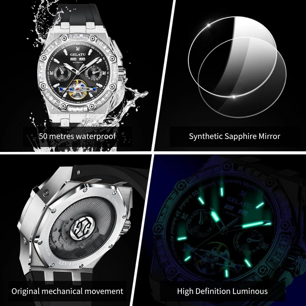 Montre automatique GELATU 6022 – CLEVI Paris