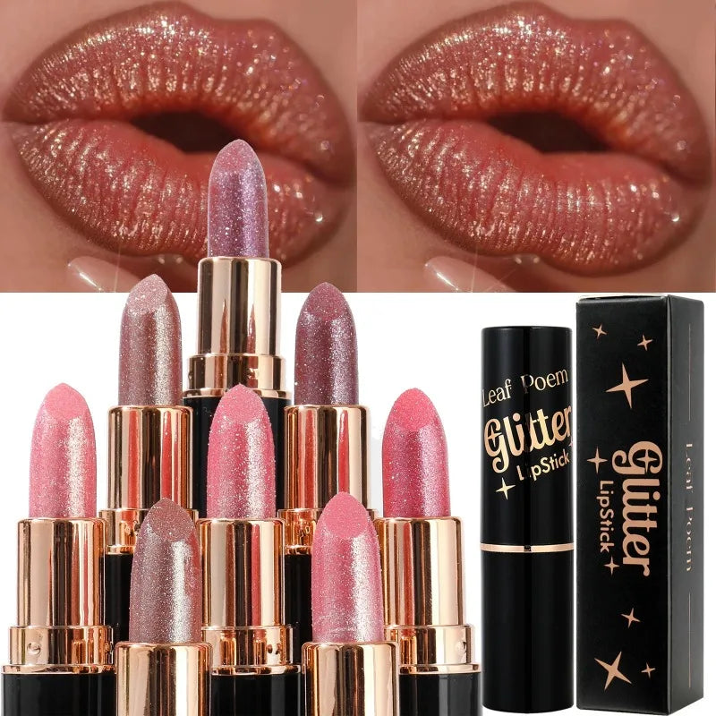 Rouge à Lèvres Métallique Nacré Longue Tenue – CLEVI Paris