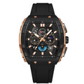 OFNS 1203 Montre Homme Quartz Chronographe Silicone Lumineux Sport – CLEVI Paris