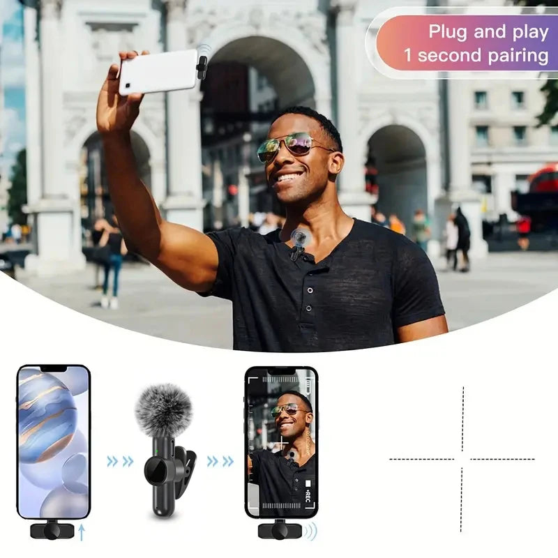 Micro-cravate sans fil iOS et USB-C – CLEVI Paris
