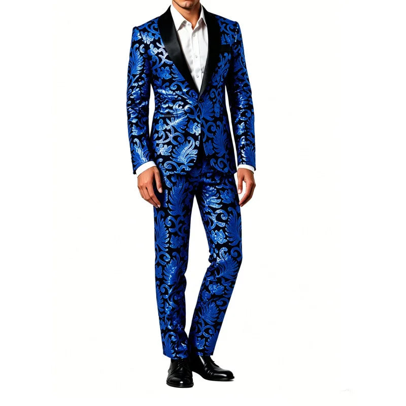 Costume Homme Sequins 2 Pièces – CLEVI Paris