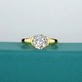Bague Femme Moissanite 2/3 Carats 14K ou 925 – CLEVI Paris