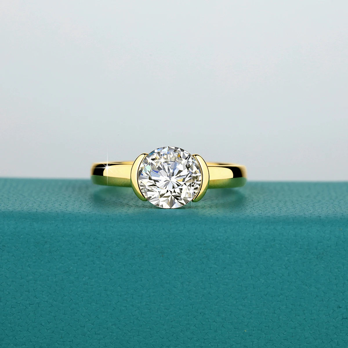 Bague Femme Moissanite 2/3 Carats 14K ou 925 – CLEVI Paris