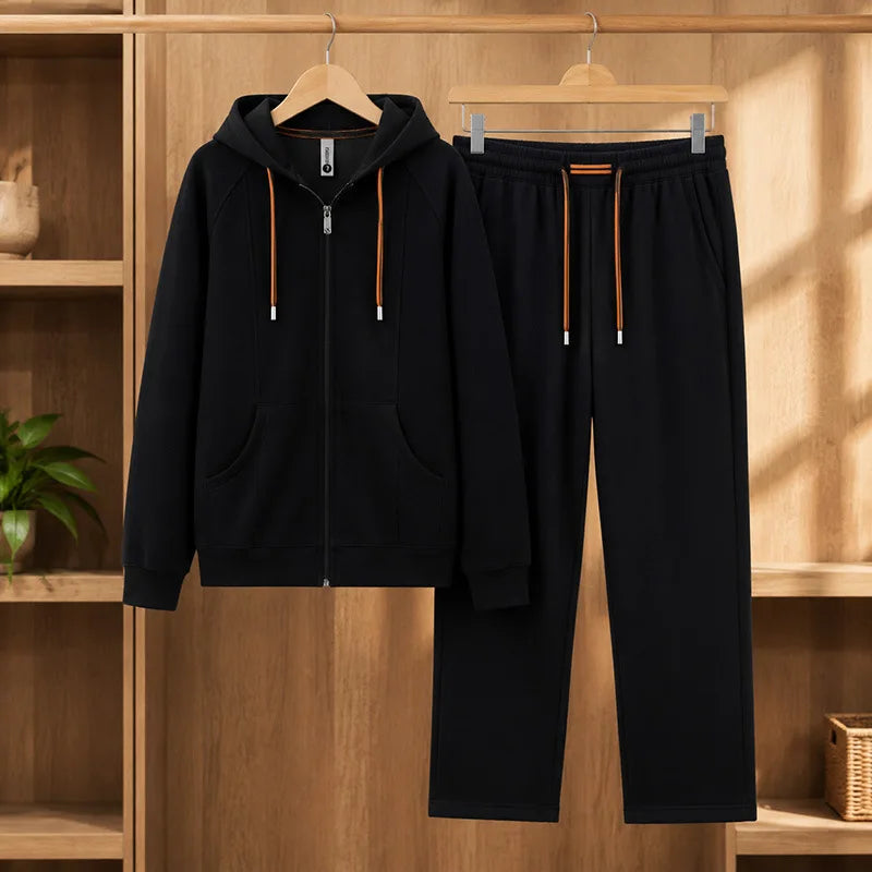 Ensemble homme Minglu à capuche zippée – CLEVI Paris