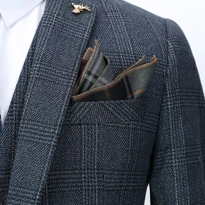 Costume homme 3 pièces en lin – CLEVI Paris