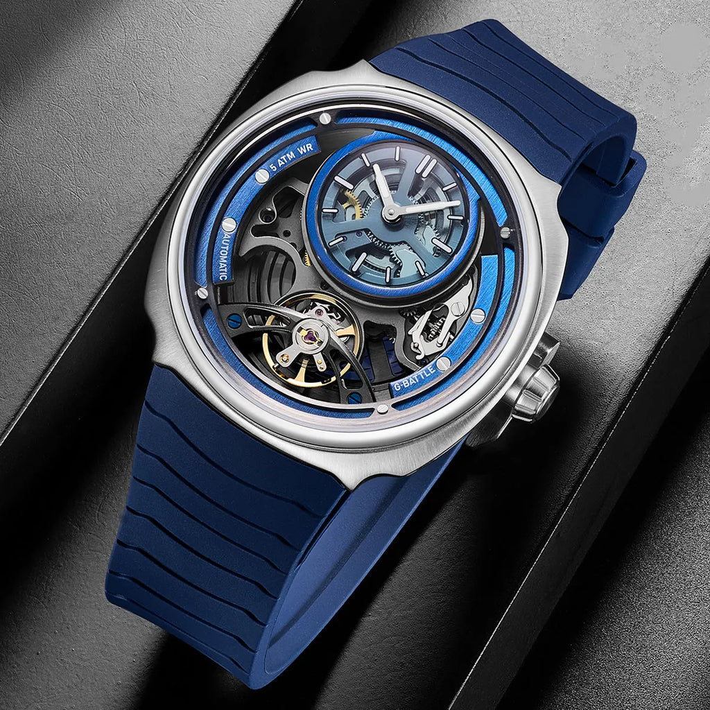 Montre mécanique squelette MEGIR 2259 – CLEVI Paris