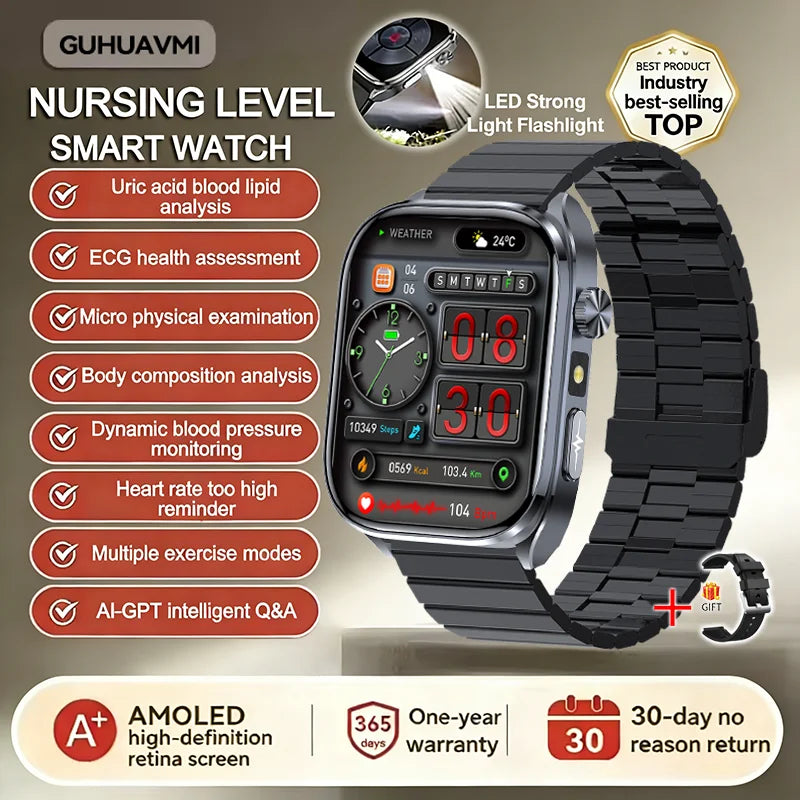 Montre KAVSUMI ET572 AMOLED 2″ Bluetooth – CLEVI Paris