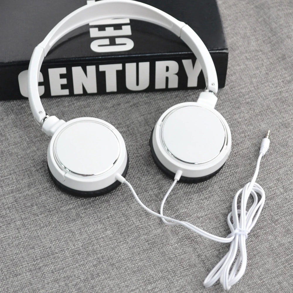 Casque Filaire Jack 3,5mm Pliable Bass Stéréo – CLEVI Paris