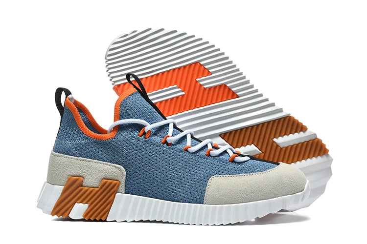 Sneakers homme en toile à semelle caoutchouc – CLEVI Paris
