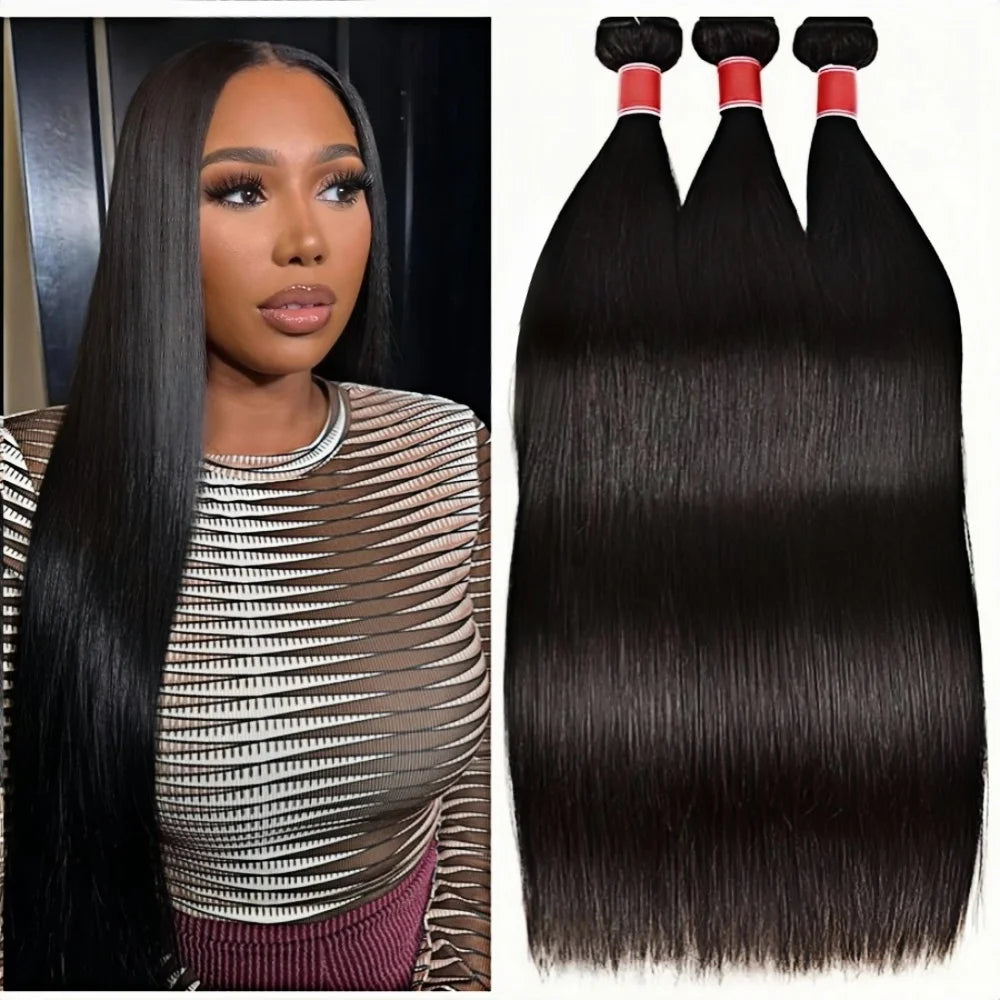 Extensions Cheveux Humains Remy Brésilien – Jerry Curly, Straight & Body Wave – CLEVI Paris