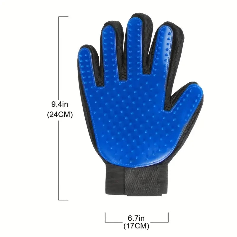 Gant de toilettage 2-en-1 chien et chat – CLEVI Paris