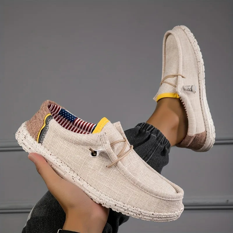 Sneakers Canvas Slip-On Homme Légers – CLEVI Paris