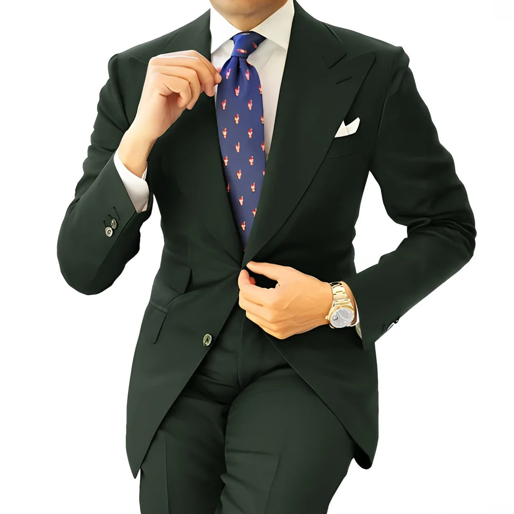 Costume homme formel, coupe droite – CLEVI Paris