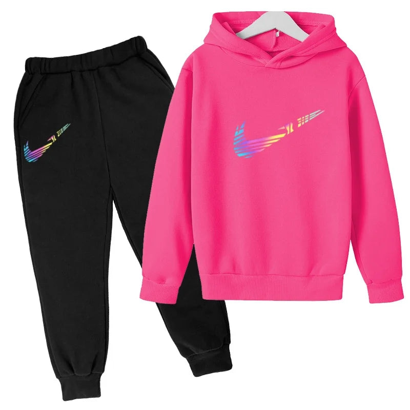 Ensemble enfant sweat à capuche et pantalon – CLEVI Paris