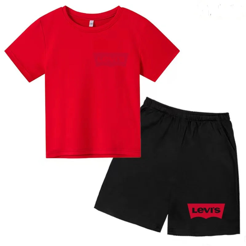 Ensemble enfant t-shirt et short imprimé – CLEVI Paris