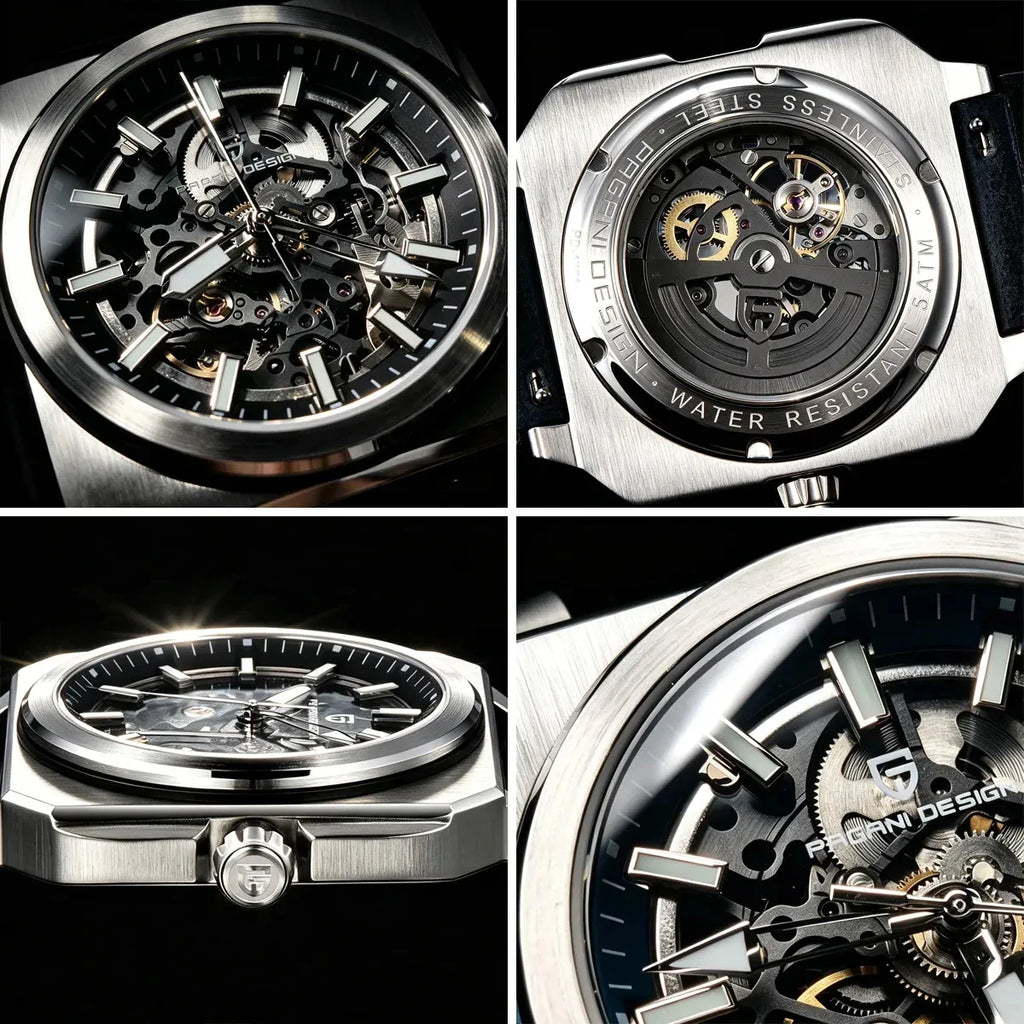 Montre Homme Automatique Squelette Sport Pagani Design PD-1791 – CLEVI Paris