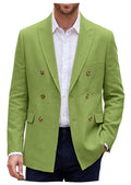 Blazer homme double boutonnage à revers – CLEVI Paris