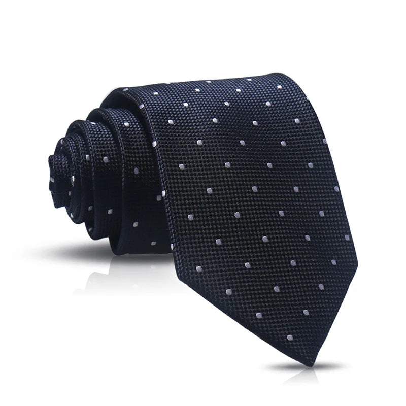 Cravate homme à pois 8 cm – CLEVI Paris