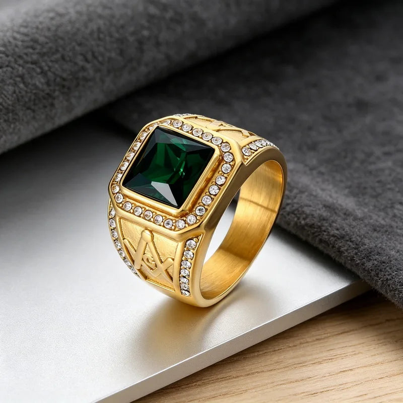 Bague Signet Homme Acier Inoxydable – CLEVI Paris
