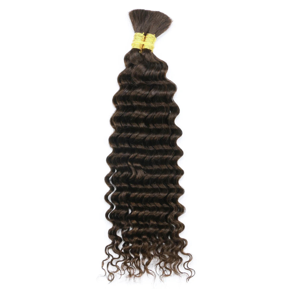 Mèches Tressage Deep Wave Cheveux Humains Brésiliens 100g Sans Trame — Boho Braids & Nattes – CLEVI Paris