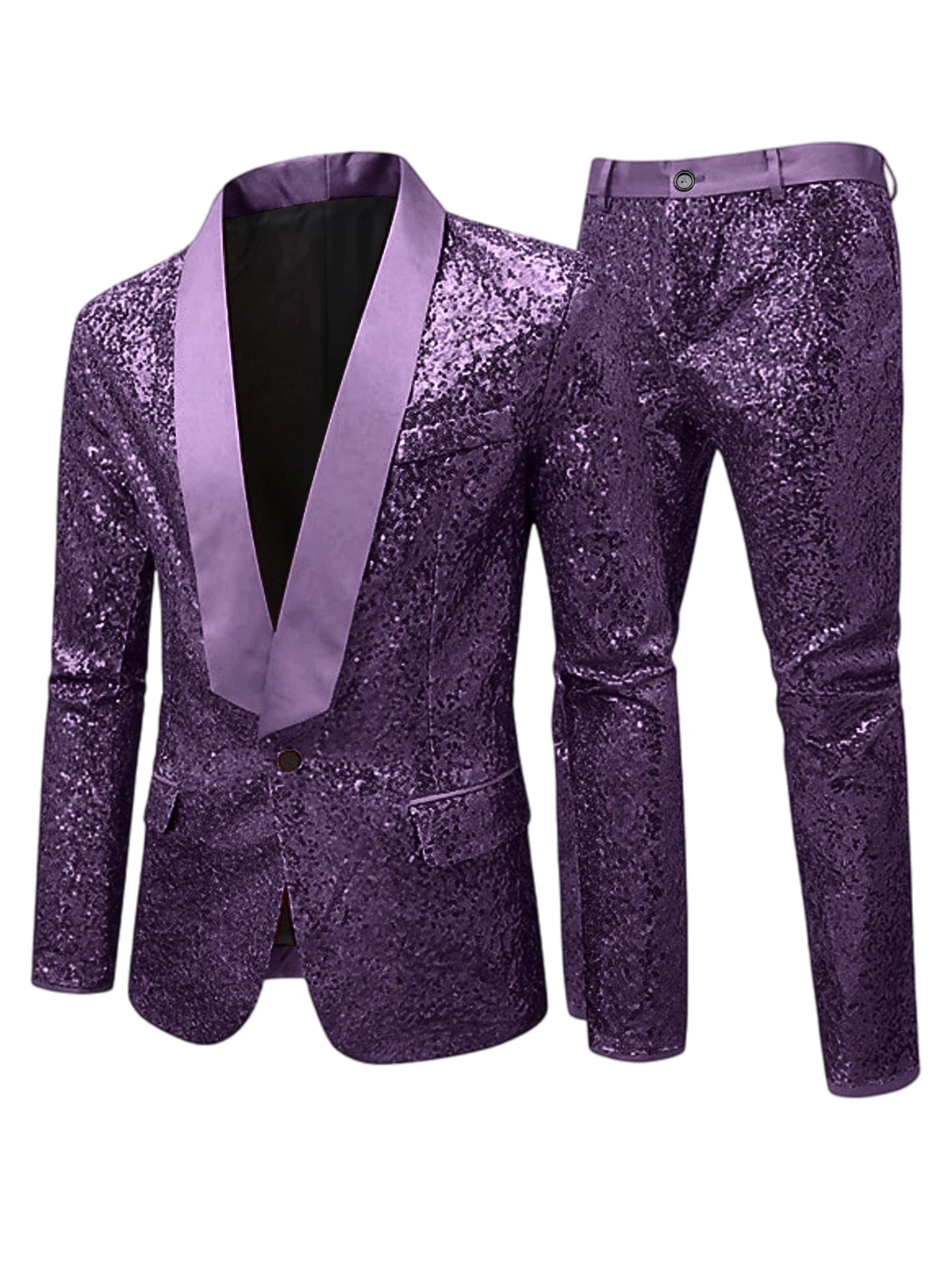 Costume Smoking Sequins Homme 2 Pièces – CLEVI Paris