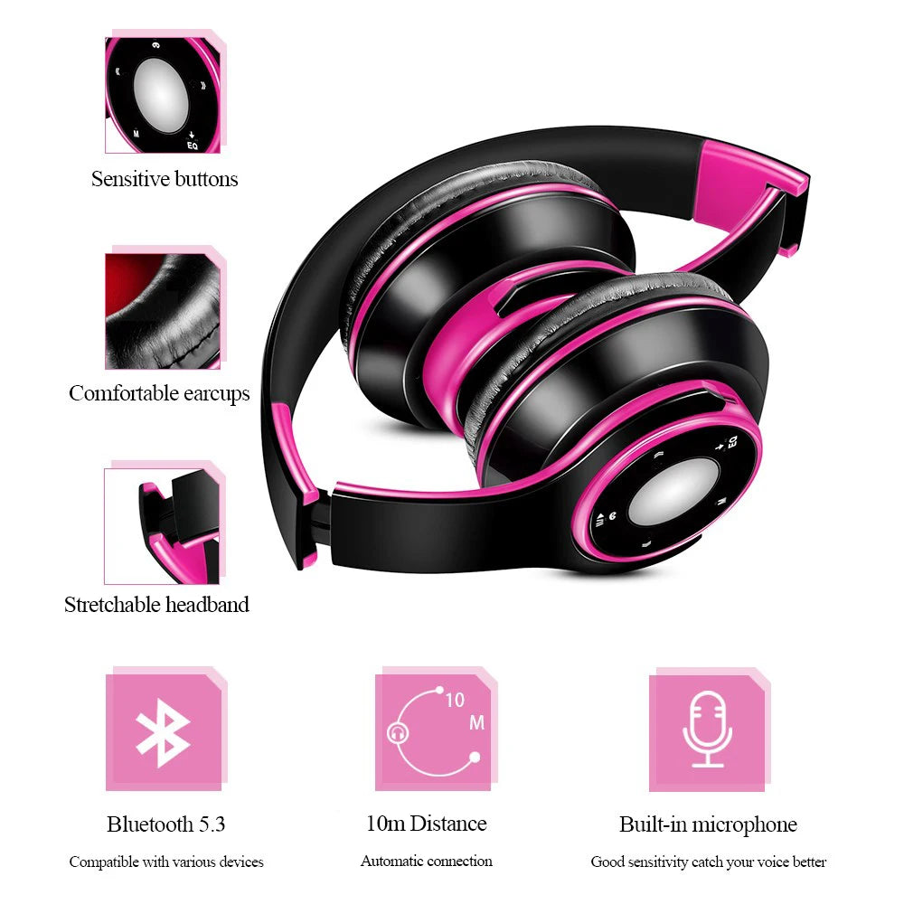 Casque Bluetooth AYVVPII SG-8 FM & TF Pliable – CLEVI Paris