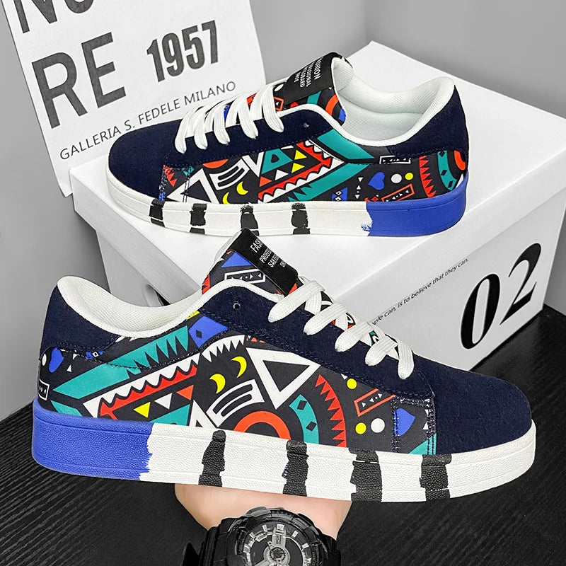 Sneakers Basses Canvas Homme Respirantes Légères Streetwear – CLEVI Paris