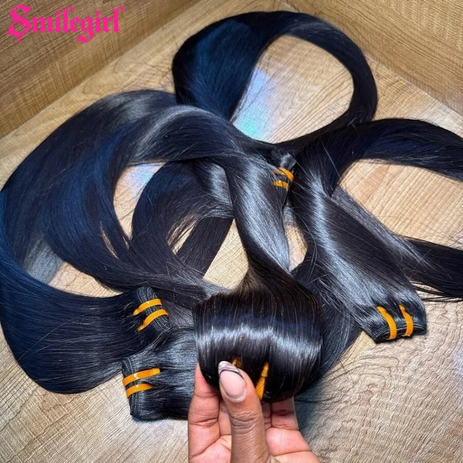 Extensions Straight Cheveux Brésiliens Remy Hair – Bundles 1/3/4 Pcs – CLEVI Paris