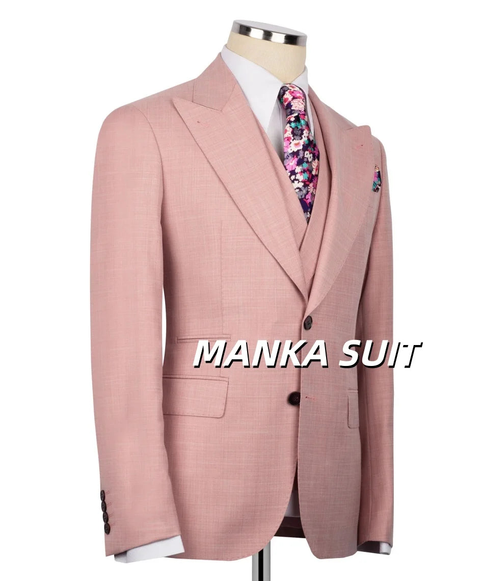Costume homme 3 pièces revers pointus – CLEVI Paris
