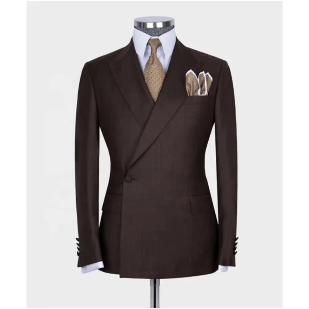 Costume homme 2 pièces à revers pointus – CLEVI Paris
