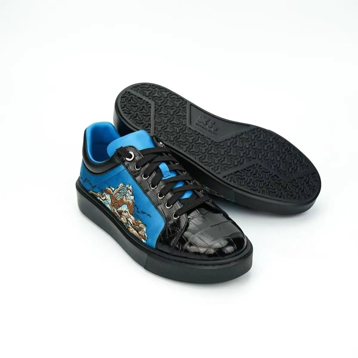 Sneakers basses homme noires – CLEVI Paris