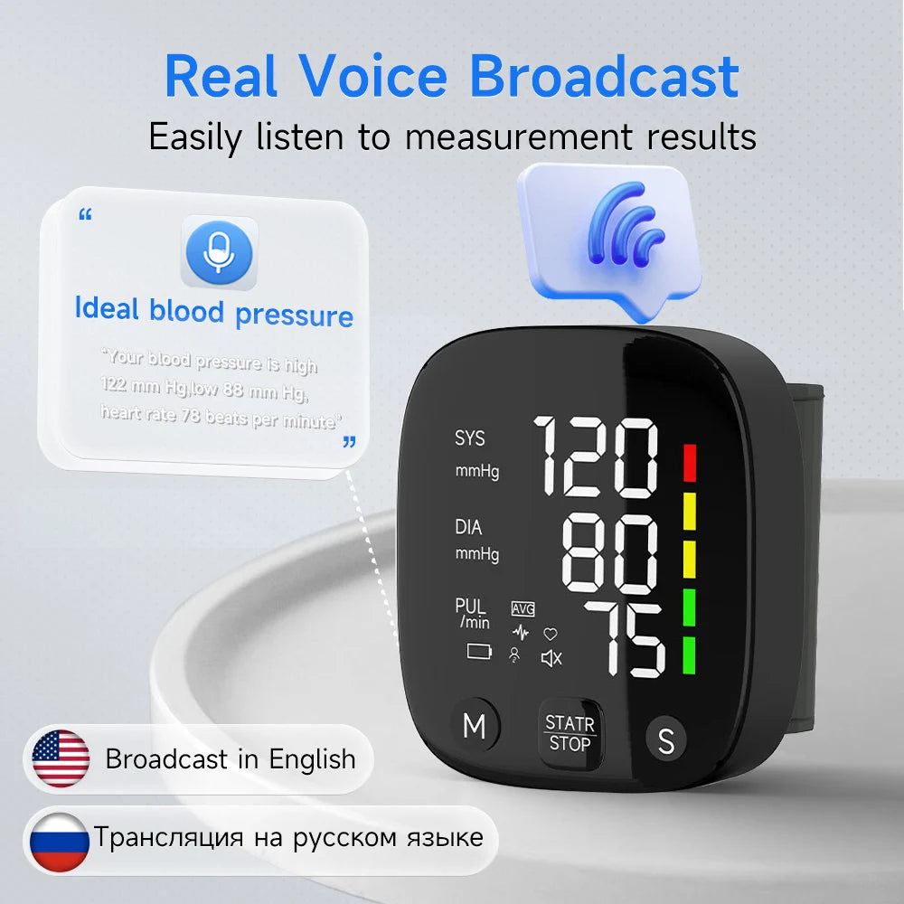Tensiomètre Poignet Yongrow Rechargeable Arythmie Vocal – CLEVI Paris