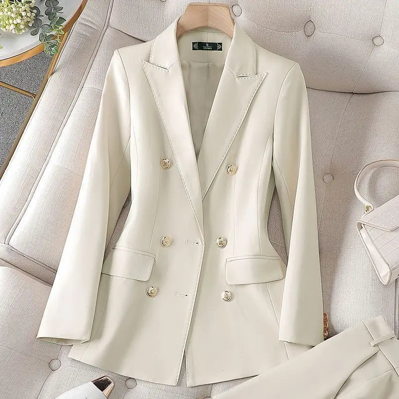 Tailleur femme blazer et pantalon bureau – CLEVI Paris