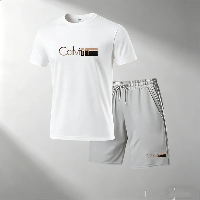 Ensemble Streetwear Homme T-Shirt + Short Sport Quick-Dry – CLEVI Paris