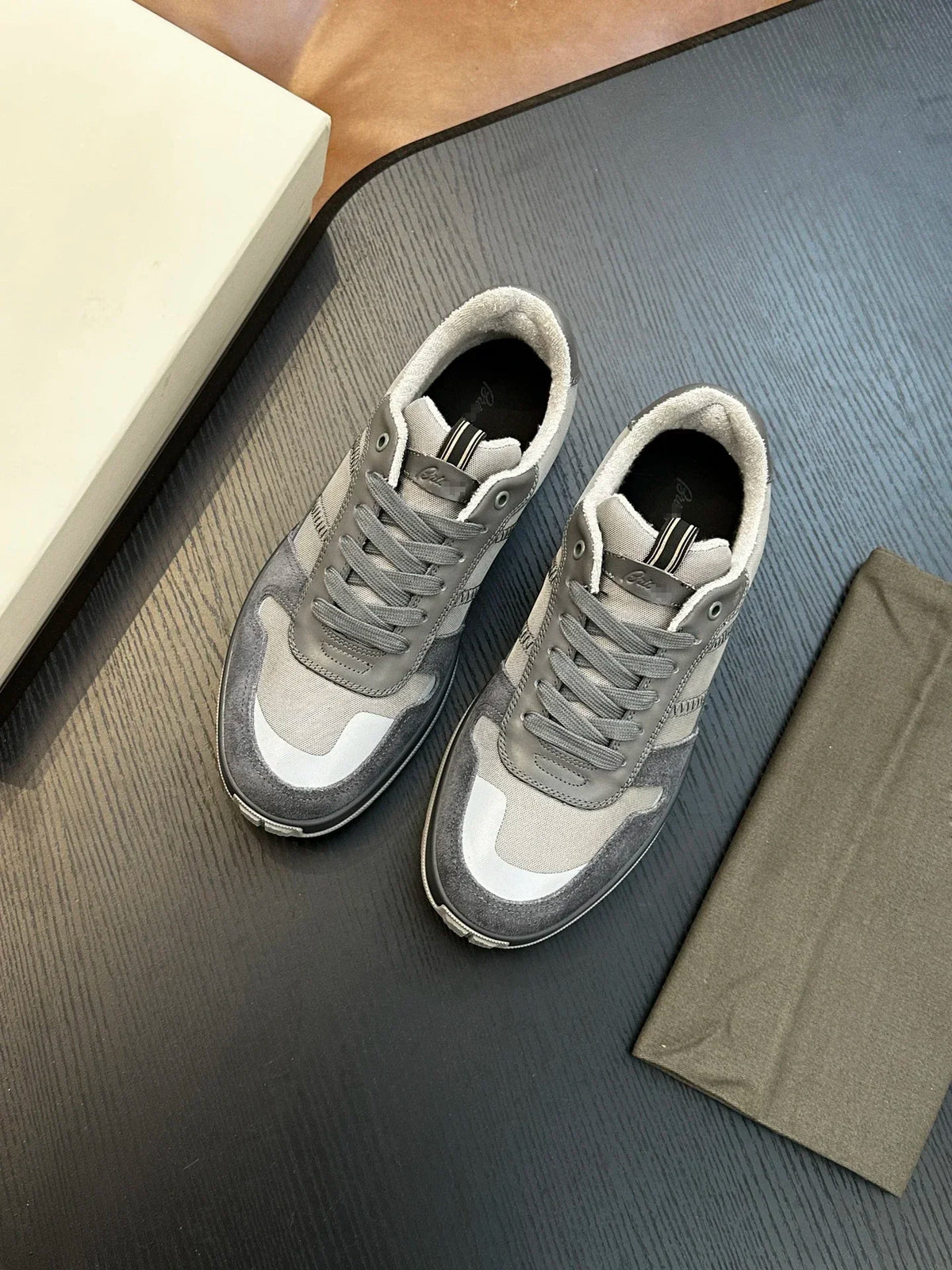 Sneakers Homme Cuir Véritable Respirant Casual Sport EU 38-46 – CLEVI Paris