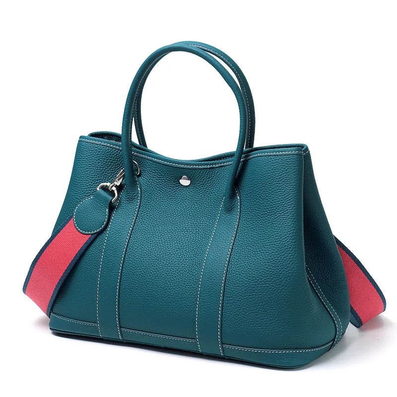 Sac Seau Cuir Vache Pleine Fleur Grande Capacité Femme – CLEVI Paris