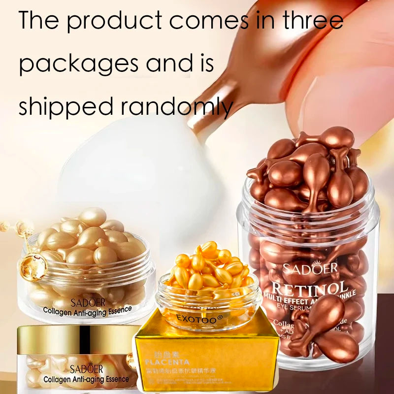 Sérum Capsules Collagène Rétinol Raffermissant Visage & Yeux – CLEVI Paris