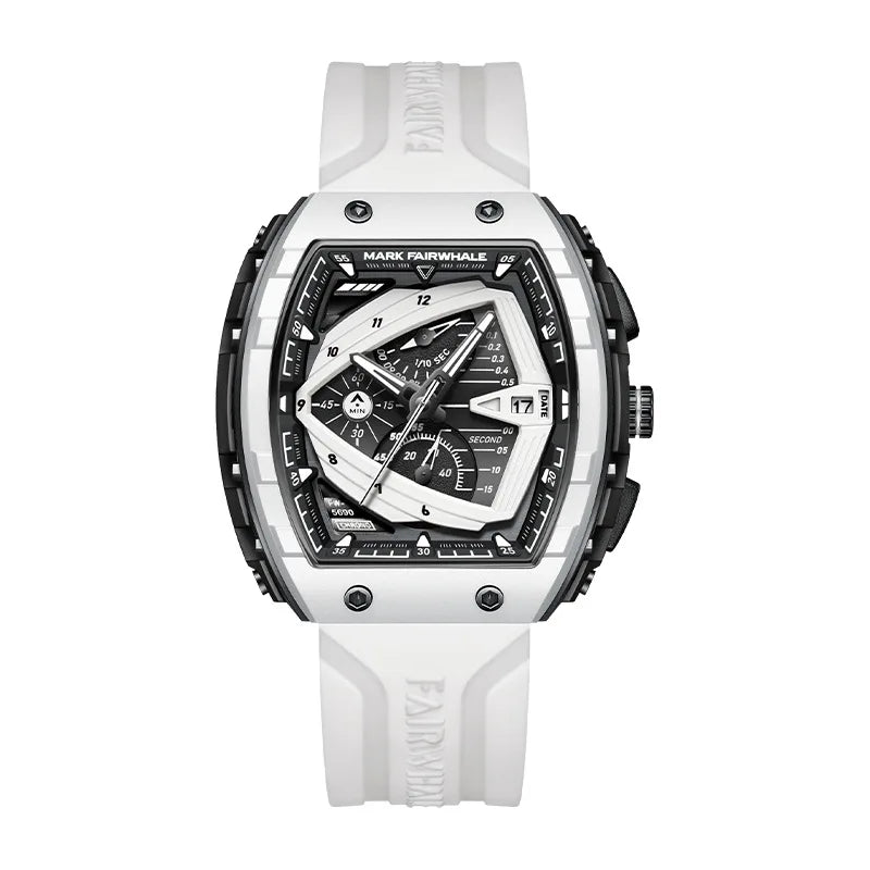 Montre Quartz Chronographe Tonneau Mark Fairwhale Homme – CLEVI Paris