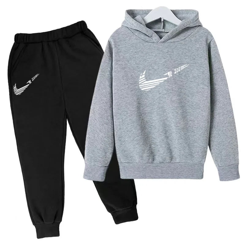 Ensemble enfant sweat à capuche et pantalon – CLEVI Paris