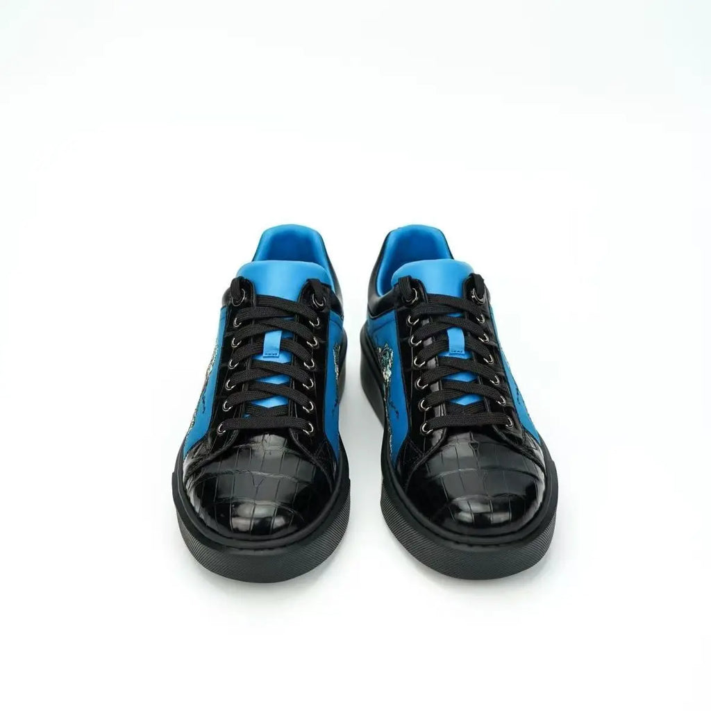 Sneakers basses homme noires – CLEVI Paris