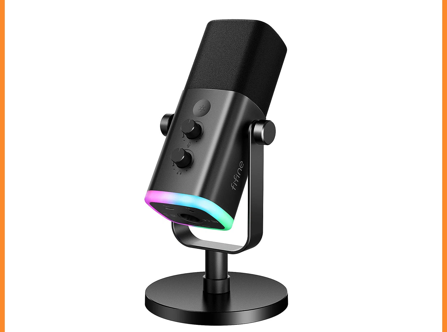 Microphone FIFINE AM8 USB/XLR Dynamique RGB Gaming Podcast – CLEVI Paris