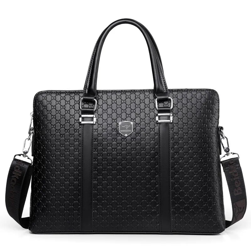 Serviette Business Homme Cuir PU – CLEVI Paris