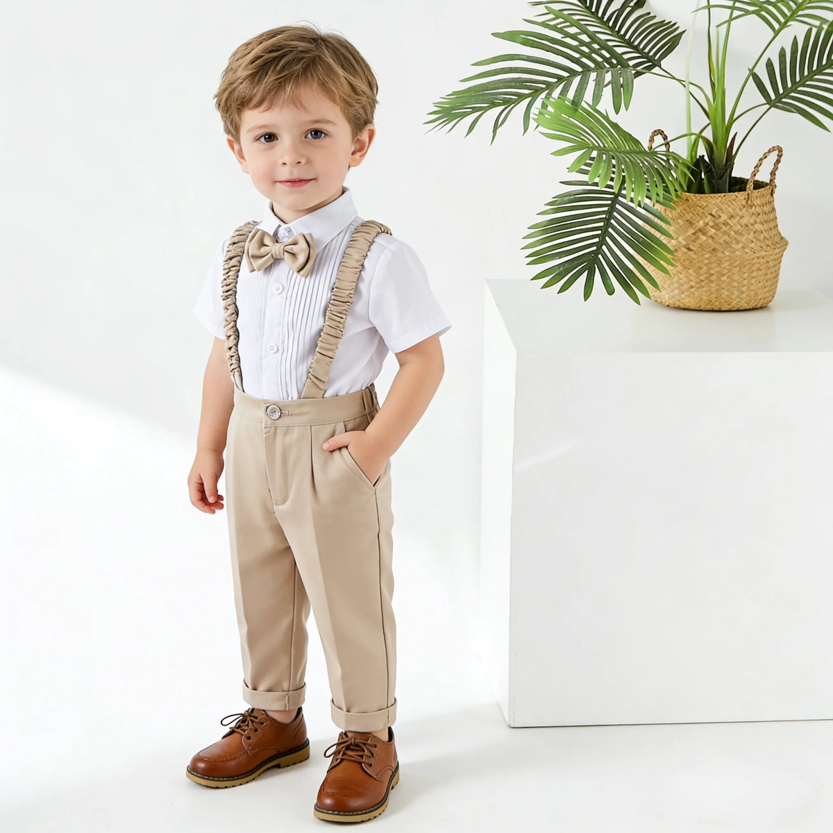 Costume bébé garçon blazer croisé et pantalon – CLEVI Paris