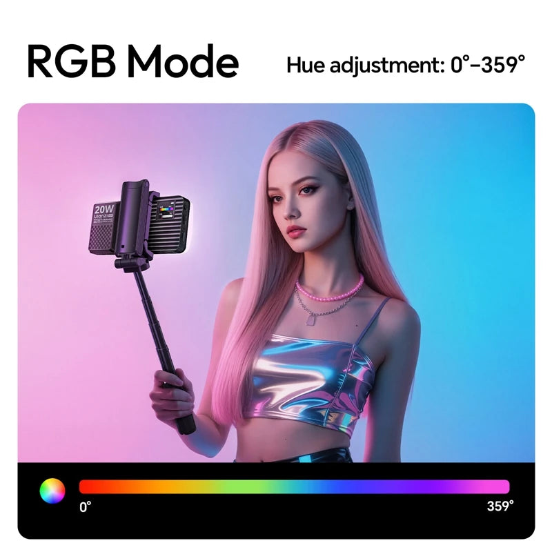 Panneau LED RGB Ulanzi K20RGB 20 W – CLEVI Paris