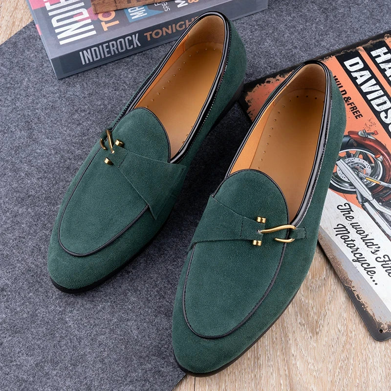Mocassins Cuir Suédé Homme Slip-On 3 Coloris – CLEVI Paris