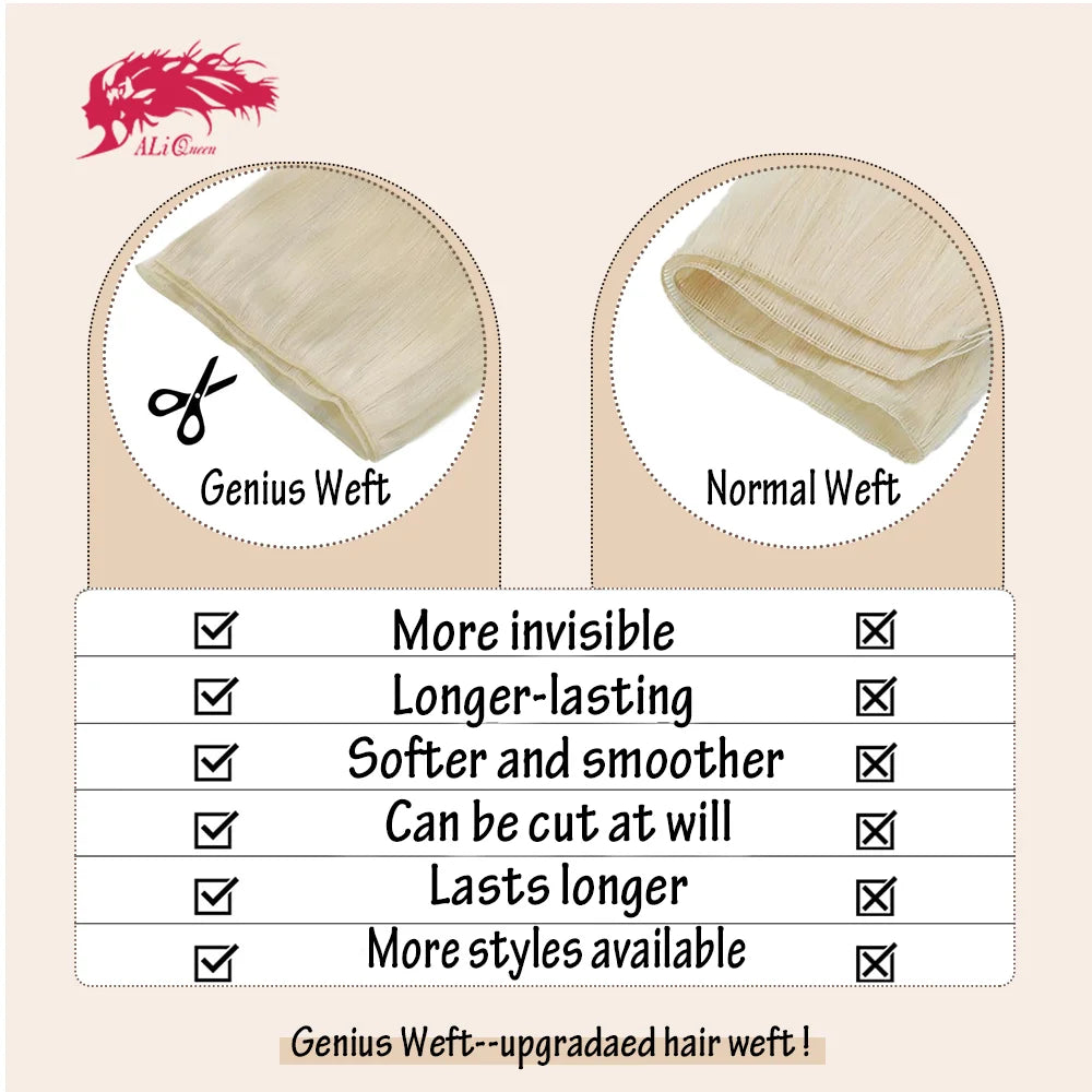 Tissage Brésilien Straight Genius Weft Virgin Hair 100g – CLEVI Paris