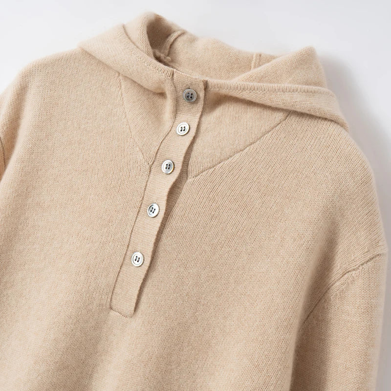 Pull à capuche ou pantalon cachemire femme – CLEVI Paris