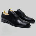 Oxford brogue homme en cuir à lacets – CLEVI Paris