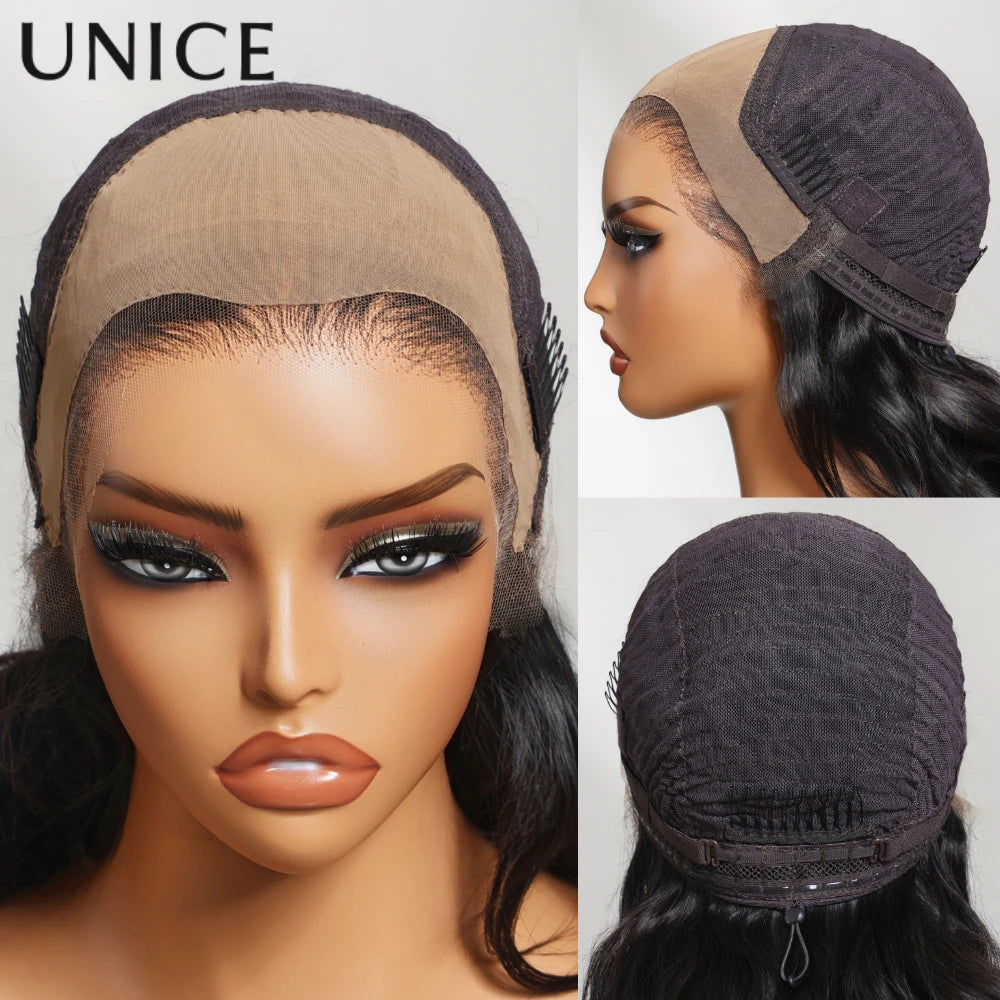 Perruque Lace Front 13x4 HD Kinky Straight Glueless 100% Cheveux Humains – CLEVI Paris